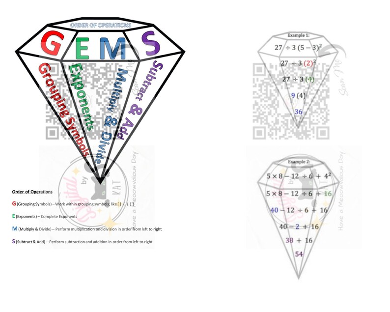Order of Operations - Etsy