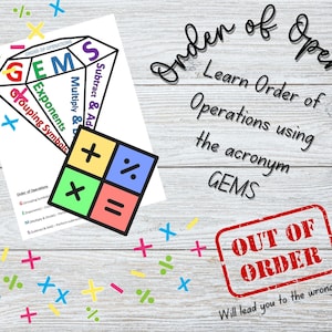Order of Operations