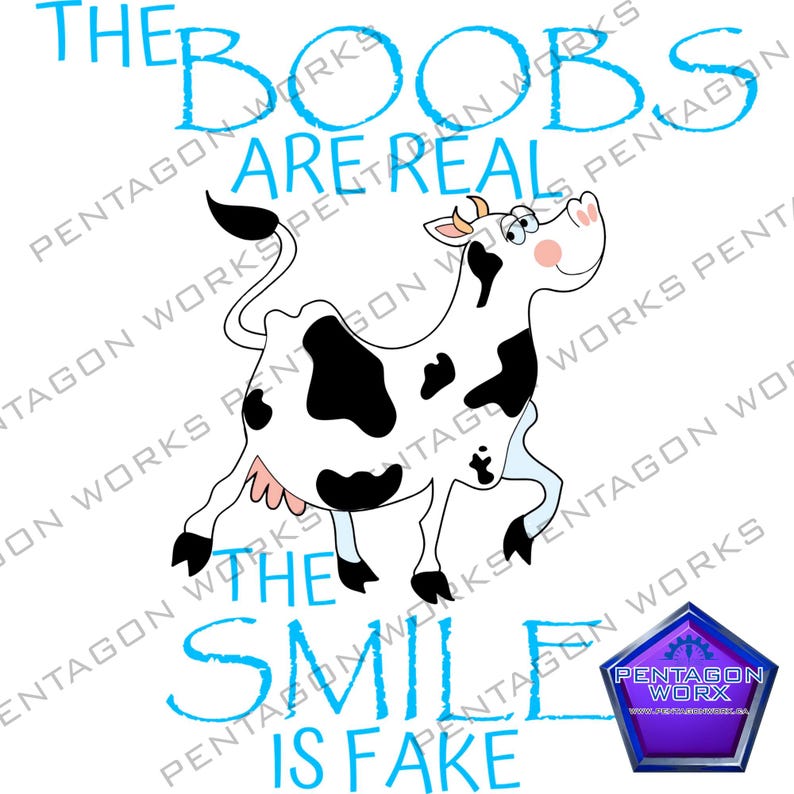 Funny Cow SVG the Boobs Are Real Sassy Digital Download Etsy funny-cow-svg-the-boobs-are-real-sassy-digital-download-etsy