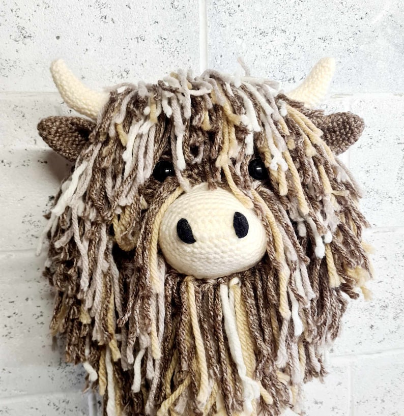 Highland cow crochet pattern only. U.S image 6