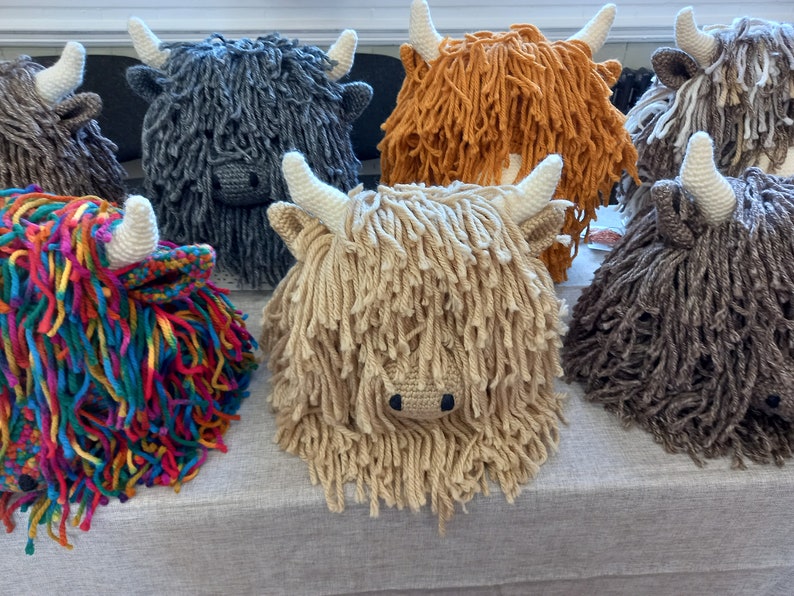 Highland cow crochet pattern only. U.S image 9