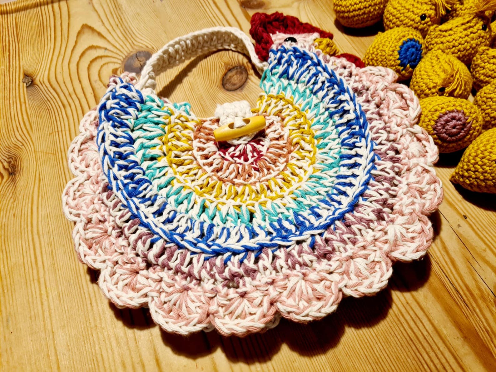 Crochet Pattern – Chicken Color Match Memory Game With Storage Bag ...