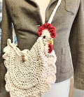 crochet chicken bag pattern only U.S terms