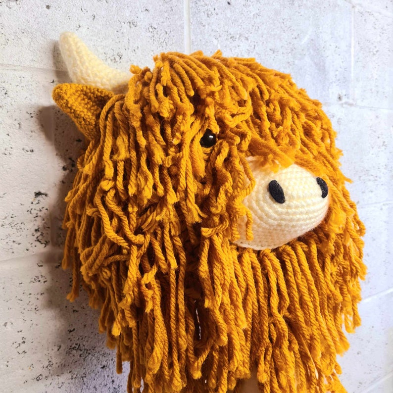 Highland cow crochet pattern only. U.S image 5