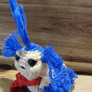 Labyrinth Worm Crochet Pattern | Movie Inspired Amigurumi | No Sew Crochet Pattern | Digital PDF image 4