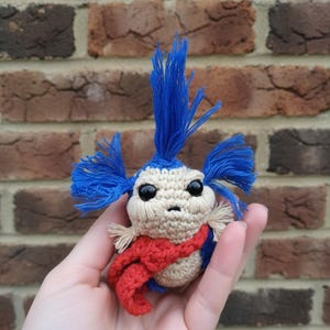 Labyrinth Worm Crochet Pattern | Movie Inspired Amigurumi | No Sew Crochet Pattern | Digital PDF image 2