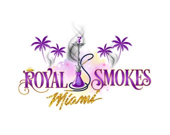 Cannabis Hookah Logo Design | Weed Hemp Ganja Branding