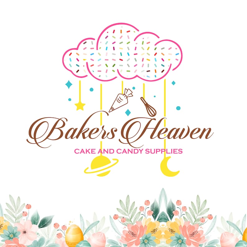 Handcrafted Bakery Logo for Home Bakers Customizable Sweet Treats