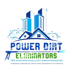 modern home cleaning businesses | Editable Power wash or pressure washing, Maid Logo Designs