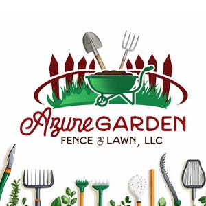 Logo personalizzato per prato e logo per albero, marchio aziendale / progettazione del paesaggio SVG / logo professionale per giardinaggio SVG / maglietta Lawn Master