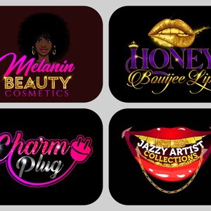 Custom Business Logo Design: Makeup Artist, Hair Salon, Lash Extensions