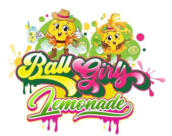 Retro Lemonade Logo Template: Groovy Citrus Design SVG