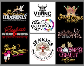 Custom Business Logo Design: Boutique, Nail, Lash & More
