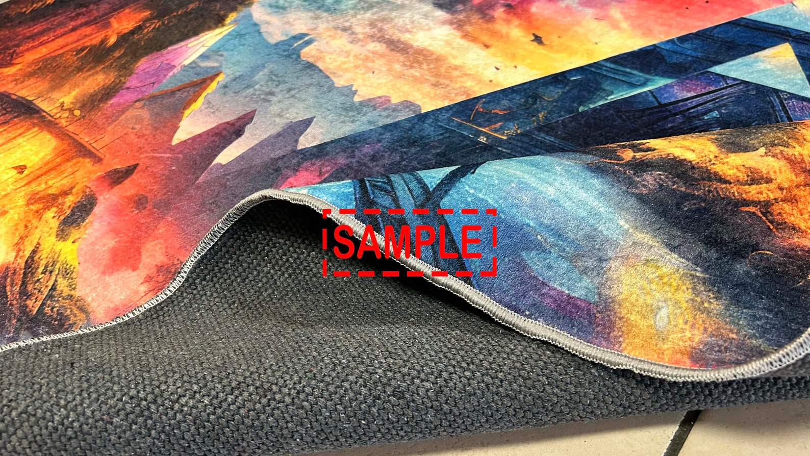 Neon Rug, Rug of City Lights, Rug of Night Skies,rug of Bridge Lights