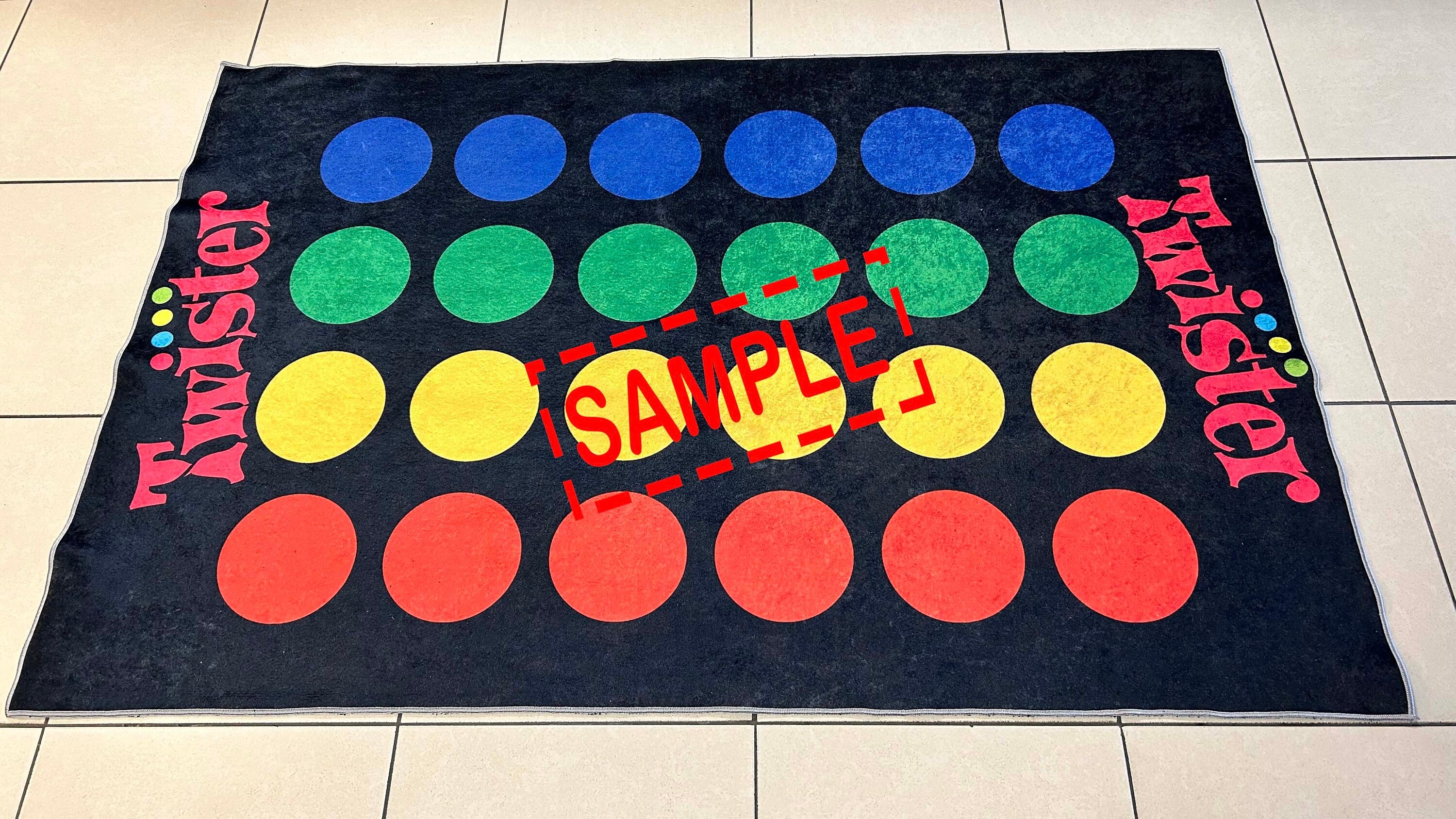Twister Rug, Rug of Twister Classic, Rug of Games for House Party, Rug ...