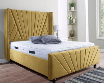 Ottoman Upholstered Bed Frame | 3ft Single 4ft Small Double 4ft6 Double 5ft King Size 6ft Super king | Upholstered Modern Handmade Bed