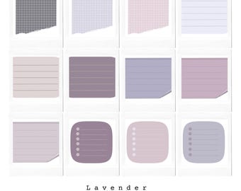 60 digitale Planer Aufkleber, Digitale Sticky Notes , Notizblöcke, Goodnotes Aufkleber, PNG Aufkleber, Goodnotes Planer,