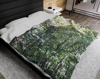 Real Camo Velveteen pluche deken