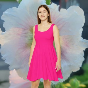 Pink Women&#39;s Skater Dress