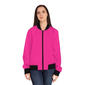 Pink Women&#39;s Bomber Jacket
