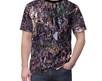 Real Camo Brown Unisex Cut & Sew Tee