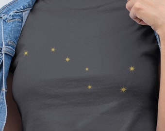 Big Dipper T-shirt Astrology Gift T-shirt Constellation T-shirt Gift Big Dipper Gift Stars T-shirt Simple Gift