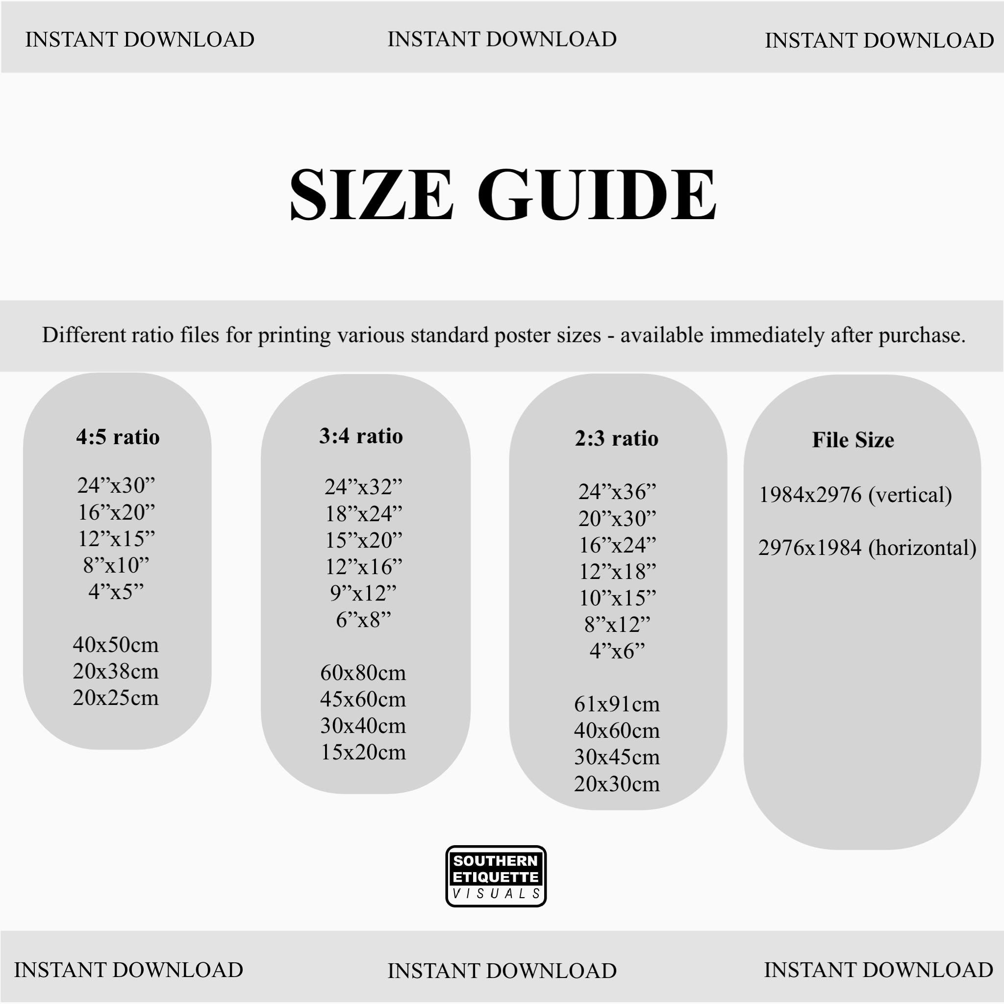 size guide for jordan 4