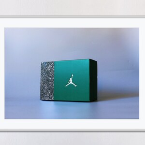 Jordan Box with Blue and Black Speckle Print Jordan Box with Blue and Black Speckle Print main image 2