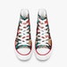Multicolor Rose Floral Abstract Tribal Aztec Men's Sneakers