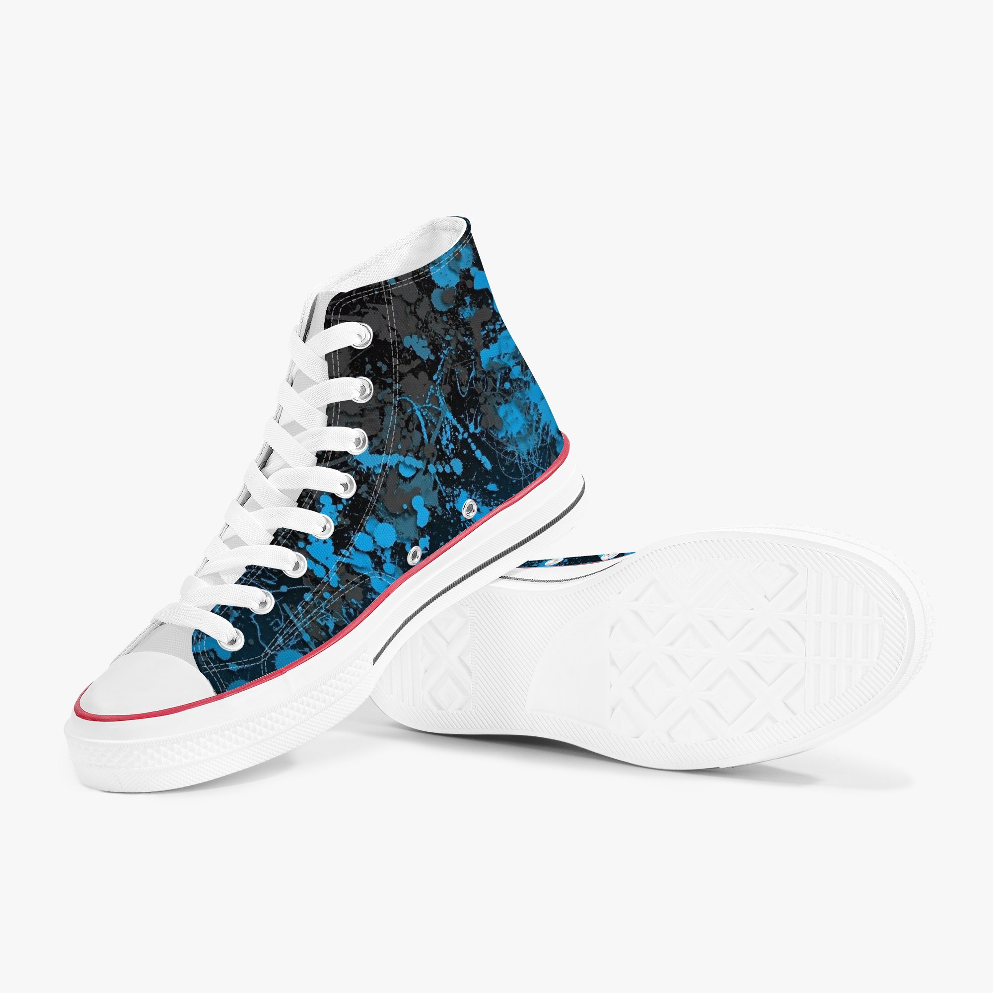 Converse Satin Converse Galaxy Colored Shoes Paint Splashes