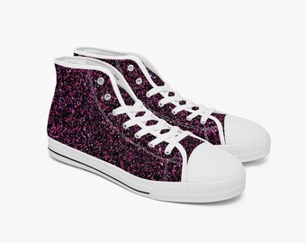 Black sneaker, Pink dotted slippers, Black trainers with pink polka dots, Woman converse, Trendy shoes, Stylish footwear, Urban plimsolls.