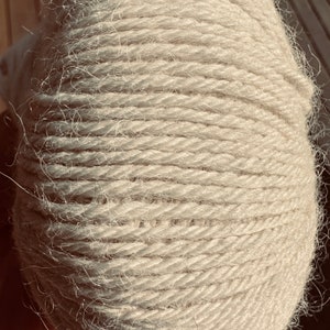 Jambières en laine d'alpaga Genouillères beiges Genouillères thérapeutiques en tricot Jambières échancrées image 4