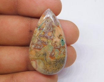 100%Natural Picasso jasper Stone Picasso jasper Cabochon Picasso jasper gemstone ,Picasso jasper loose stone for Jewelry 32 Ct {35X20}MM