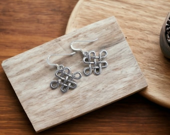 contemporary silver earrings