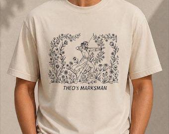Tiro con arco PNG / Camiseta de arquero guerrero estilo streetwear / Arco y flecha PNG / Regalo de caza para amantes de la naturaleza / Camiseta de cazador con arco para hombre PNG / Descargar