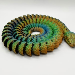 Lifelike Articulated Snake