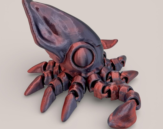 Articulated Squid Fidget Toy