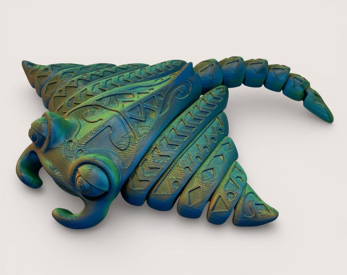 Lifelike Articulated Manta Ray