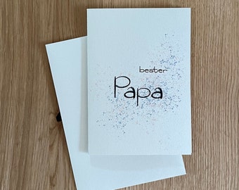 Dad Card, Father's Day Card, Minimalist Card