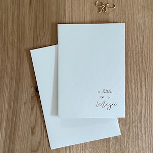 Een klein beetje magische kaart, minimalistische kaart