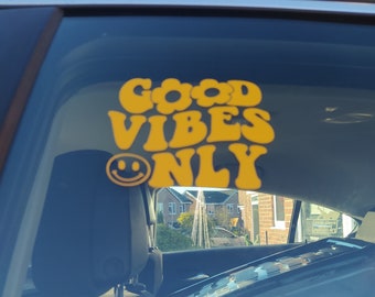 Good vibes only vinyl decal sticker for car and other vehicles