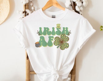 Irish AF Shamrock Tee - St. Patrick's Day Unisex Shirt