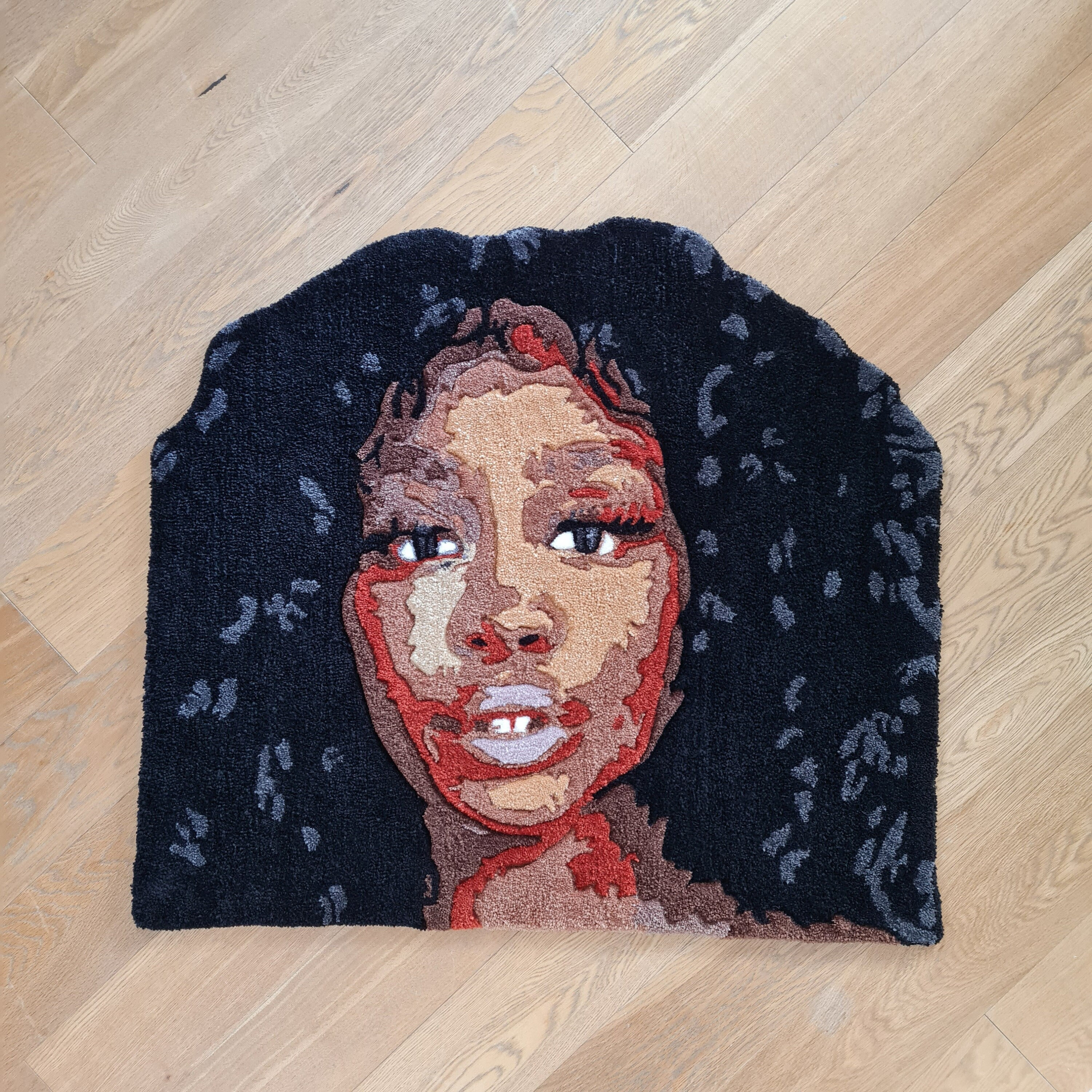 sza 「sos」 jacquard blanket rug SOS by SZA [Rug] – Receipt Rugs
