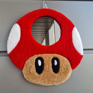 Mushroom Mirror / Gamer Gift Accent Mirror