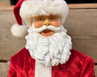 Santa Claus Ask and Press Fortune Teller Vintage Christmas Decor