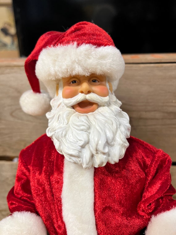 Santa Claus Ask and Press Fortune Teller Vintage Christmas Decor