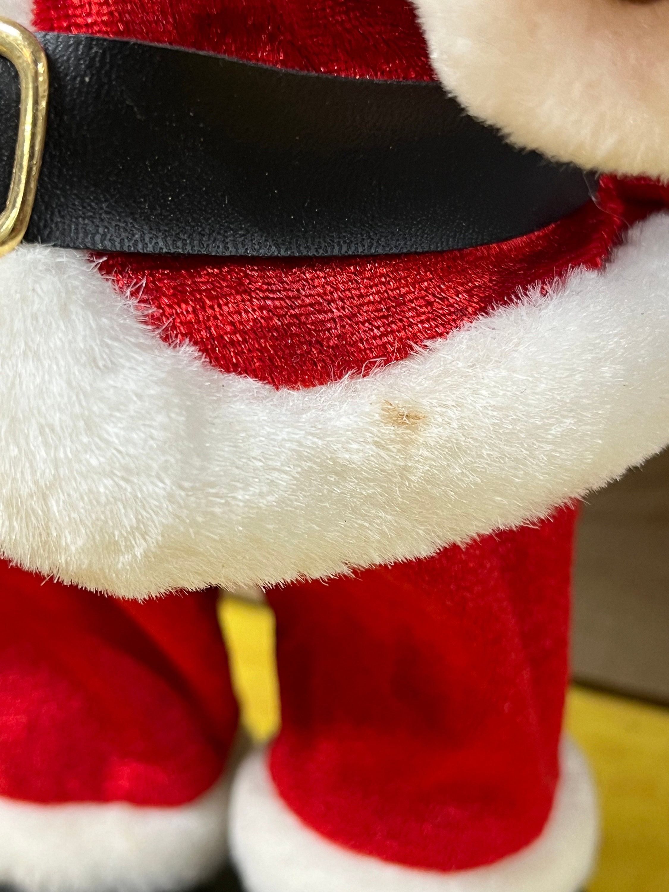 Santa Claus Ask and Press Fortune Teller Vintage Christmas Decor