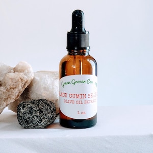 BLACK SEED Oil  (Nigella Sativa)- Olive Oil EXTRACT