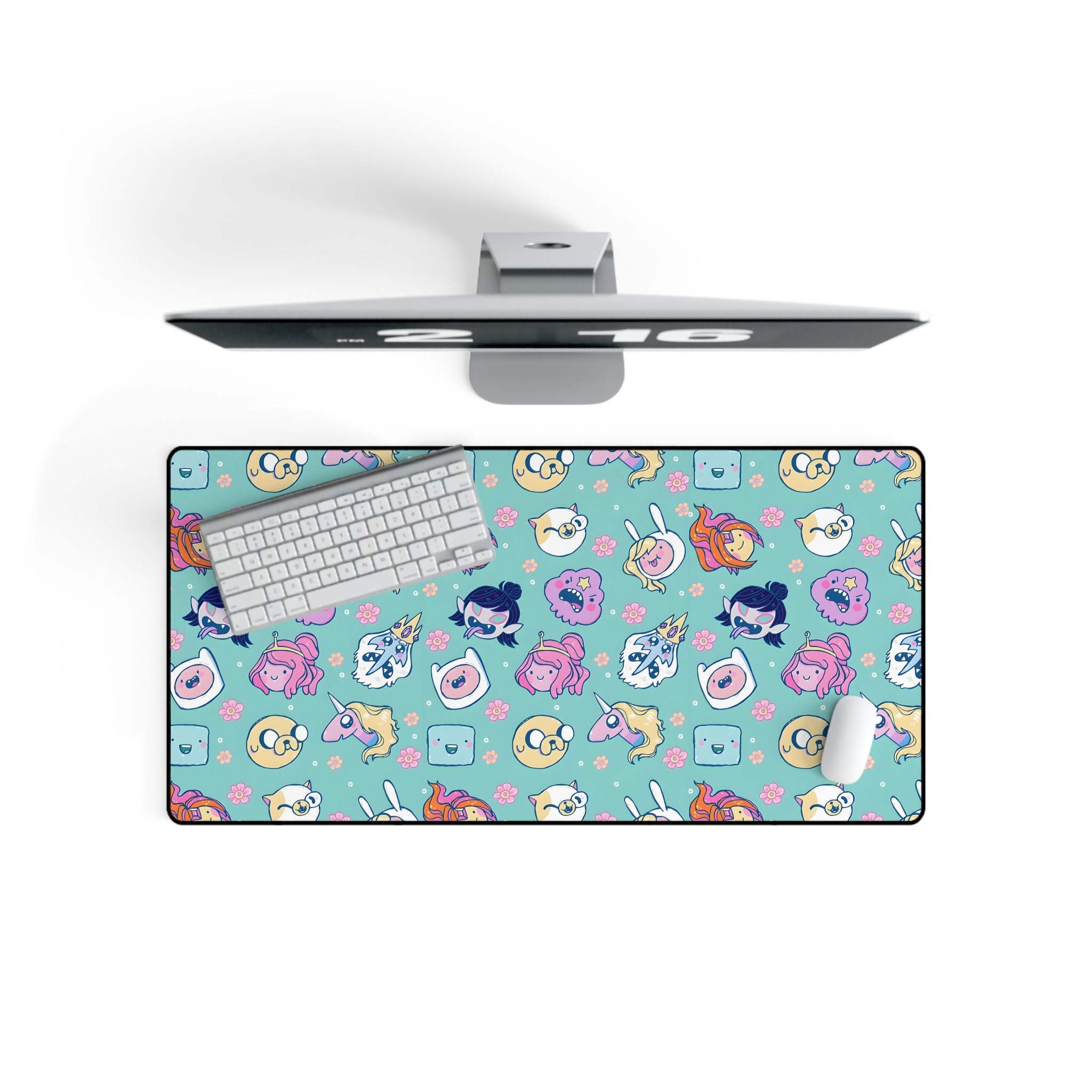 Adventure Time Desk Mat, BMO Mouse Pad, Finn and Jake, Desk Accessories ...