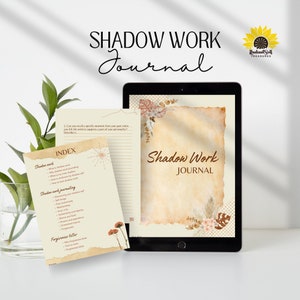 Shadow Work Journal | Printable guided Journal | 100+ Inner Child Healing Prompts | Anxiety Journal | Self-care shadow work journal